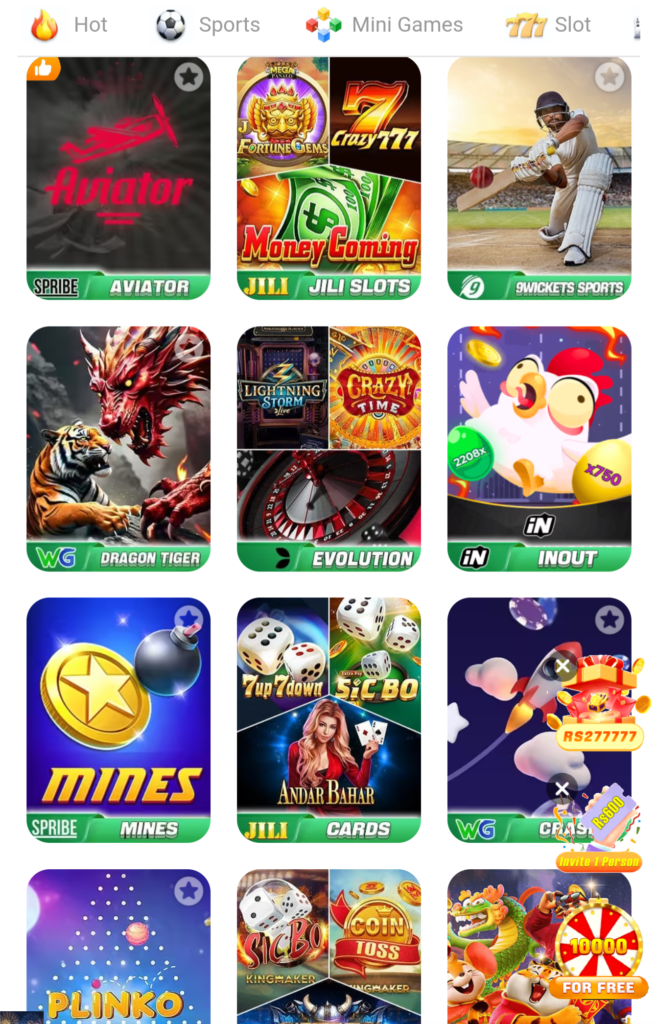 Download A777 earning game