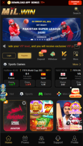 MilWin latest slot game
