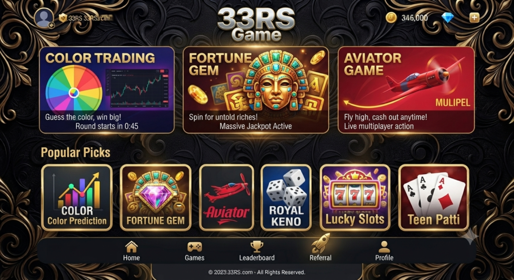 33RS game download ensures you get the official software built for optimal interface speeds and data security. Local payment integrations make the process of depositing or withdrawing funds very easy for regular users.
