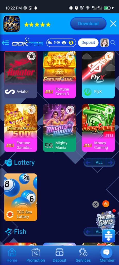 odk786 game