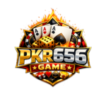 PKR656 APK 3D logo featuring a premium gold casino emblem with crown, glowing effects, and luxury gaming design for Pakistani players.